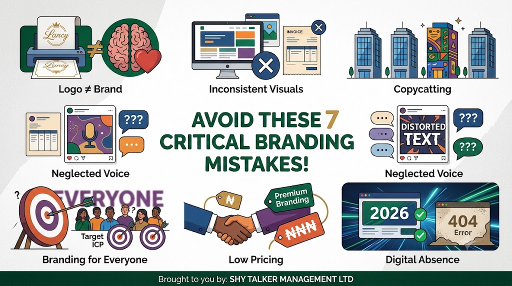 7 Critical Branding Mistakes Nigerian Startups Make