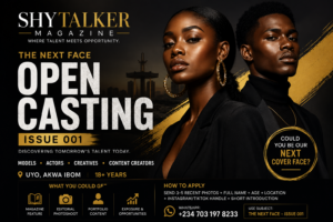 The Next Face model casting announcement by Shy Talker Magazine in Uyo Akwa Ibom